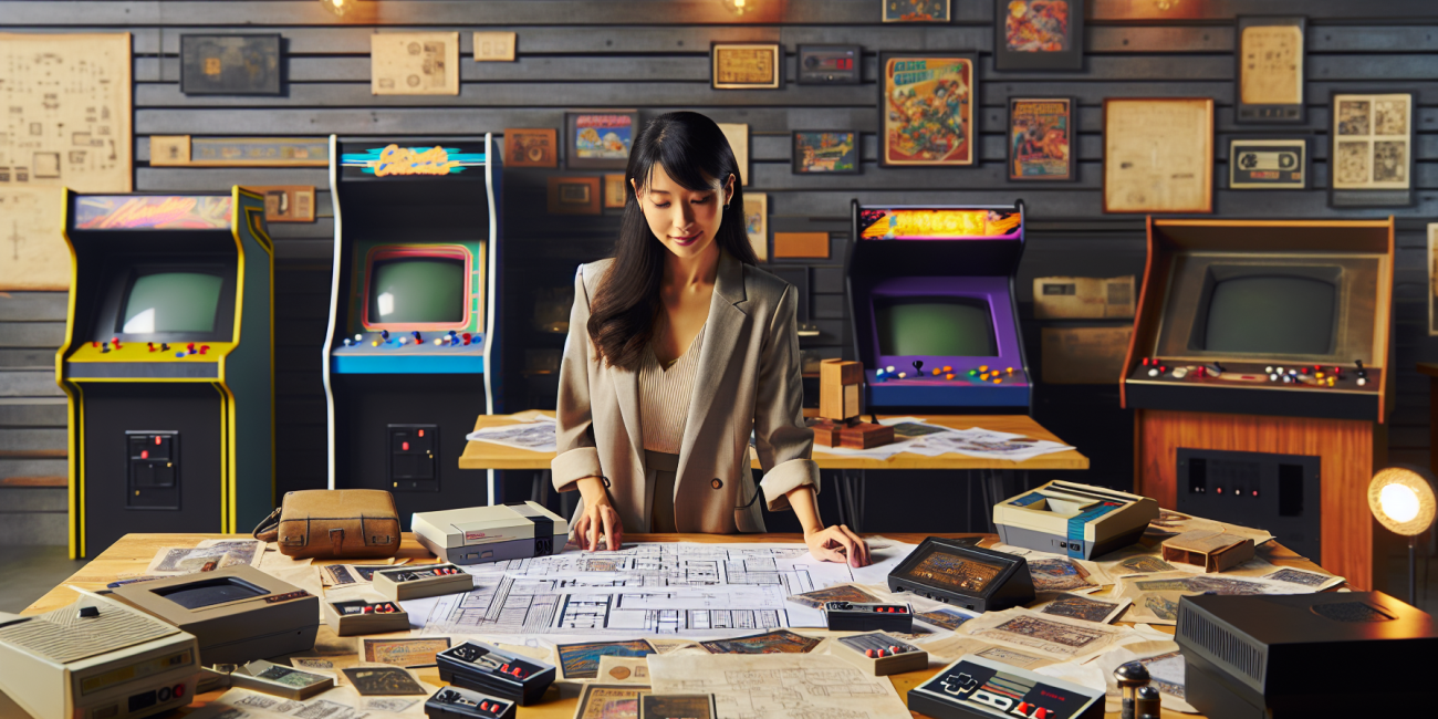 Professionals analyzing the evolution of video game advertising campaigns.