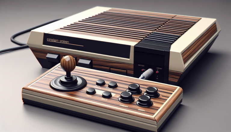 Close-up of redesigned Atari 2600+ console.