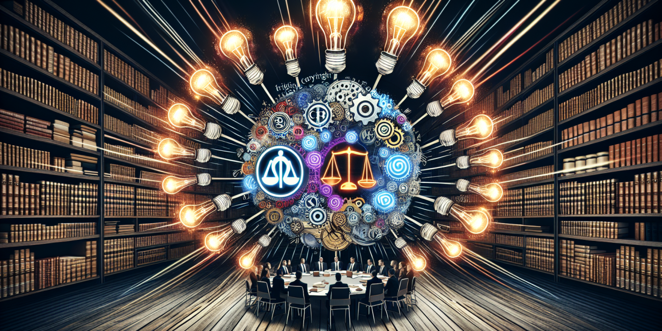 Creative ad content navigating copyright considerations.