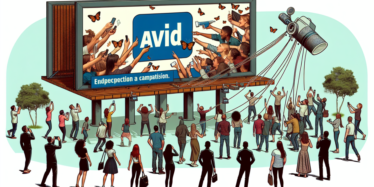 Elements of a viral ad campaign sparking online engagement.