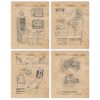 Vintage Arcade Patent Art Prints Set - 8x10 Wall Decor for Gamers