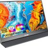 MNN 15.6" FHD 1080P Portable Monitor - USB-C & HDMI - Ultra-Slim IPS Display