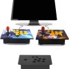 Pssopp Arcade Game DIY Set: Acrylic Panel & Case, Classic Arcade Joystick Kit - Image 4