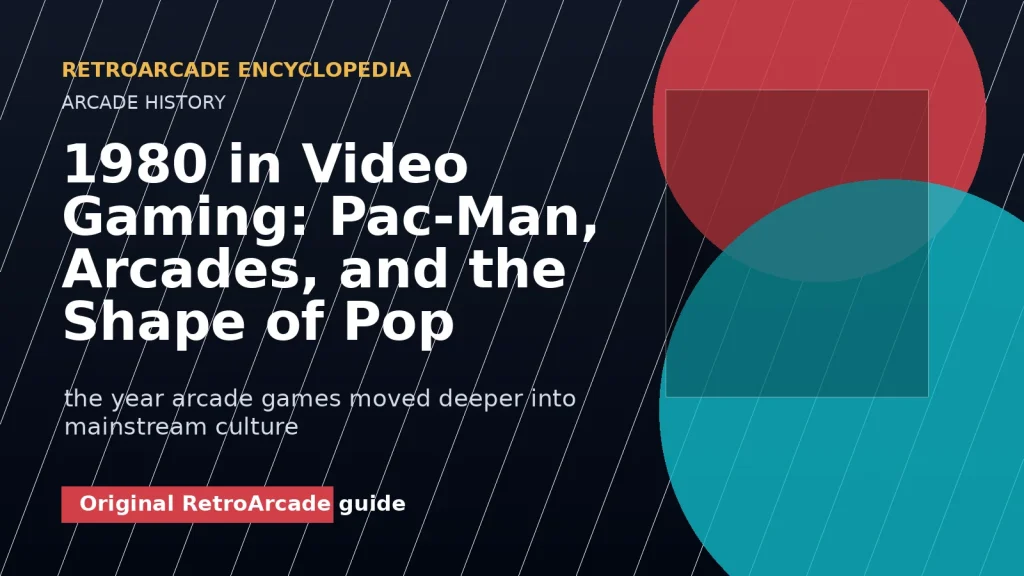 1980 in Video Gaming: Pac-Man, Arcades, and the Shape of Pop Culture