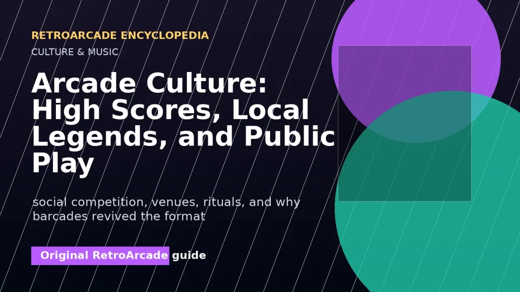 Arcade Culture: High Scores, Local Legends, and Public Play