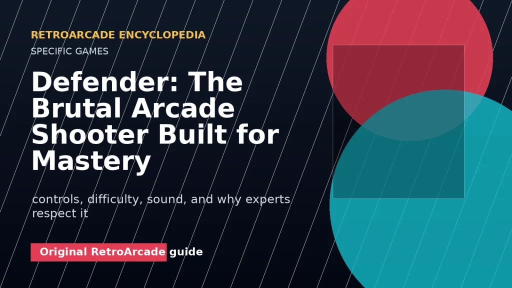 Defender: The Brutal Arcade Shooter Built for Mastery