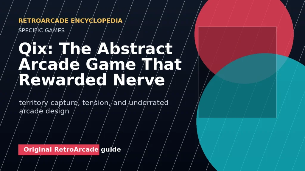 Qix: The Abstract Arcade Game That Rewarded Nerve
